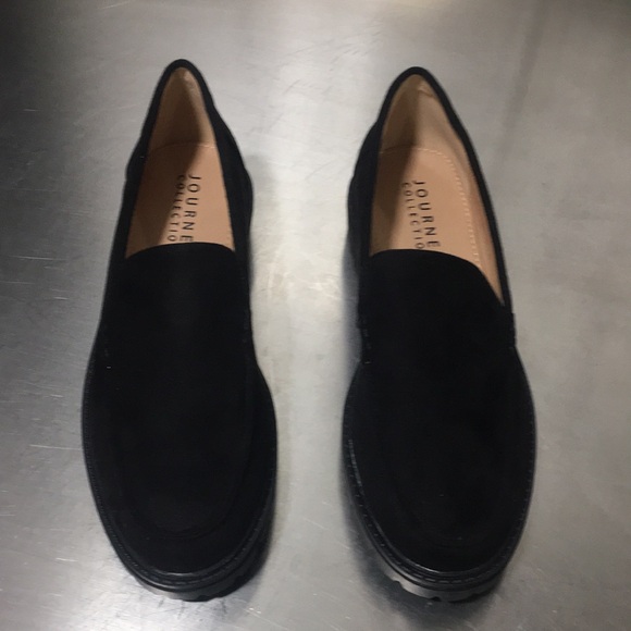 New WB Woman’s Journee Collection Black Loafers for Women - Picture 5 of 6
